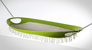 Illustration for article titled Plastic Hammock Concept Kinda Negates the Whole Point of Garden Swingers